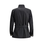 Belstaff Black Cotton Full-Length Jacket - Eljoys Fashion 