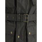 Belstaff Bicolor Cotton Full-Length Jacket - Eljoys Fashion 
