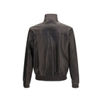 Valentino Garavani Black Lamb Ovis Aries Leather Jacket - Eljoys Fashion 