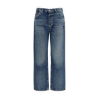 Citizens of Humanity Blue Organic Cotton Straight-Leg Jeans - Eljoys Fashion 