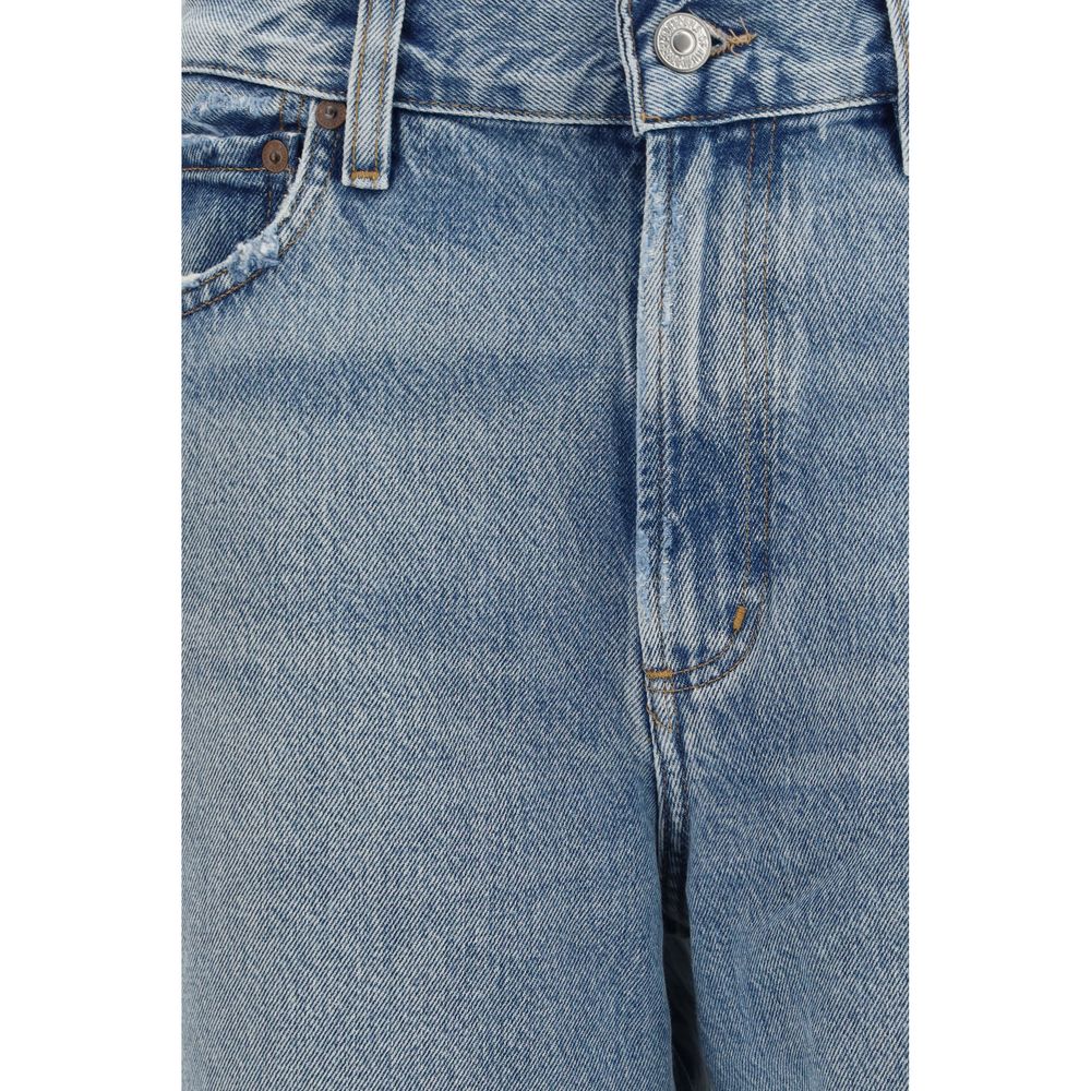 Citizens of Humanity Blue Organic Cotton Straight-Leg Jeans - Eljoys Fashion 