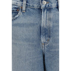 Citizens of Humanity Blue Organic Cotton Straight-Leg Jeans - Eljoys Fashion 