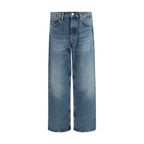 Sunflower Blue Organic Cotton Relaxed Fit Jeans - Eljoys Fashion 
