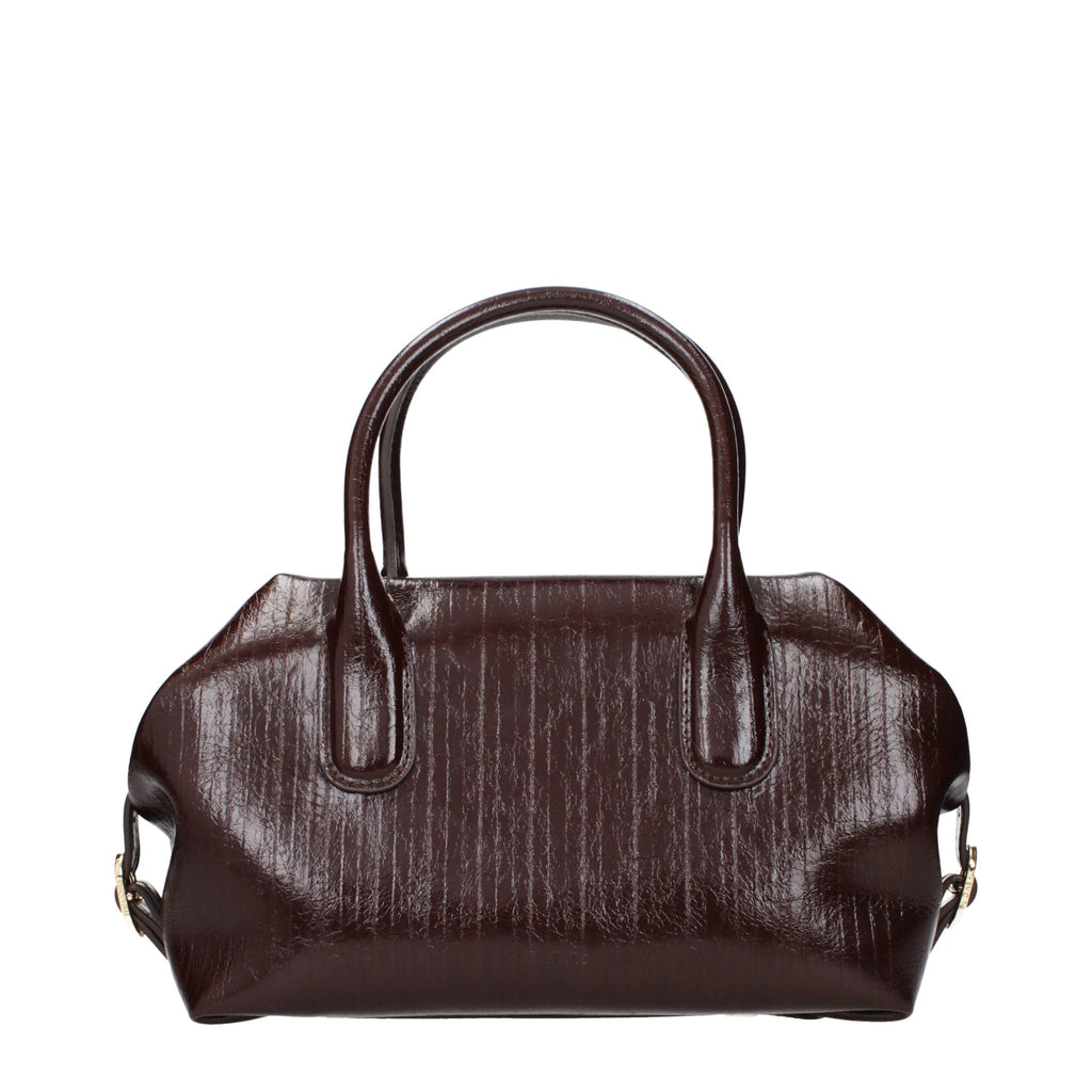 THEMOIRè Brown Leather Handbag - Eljoys Fashion 