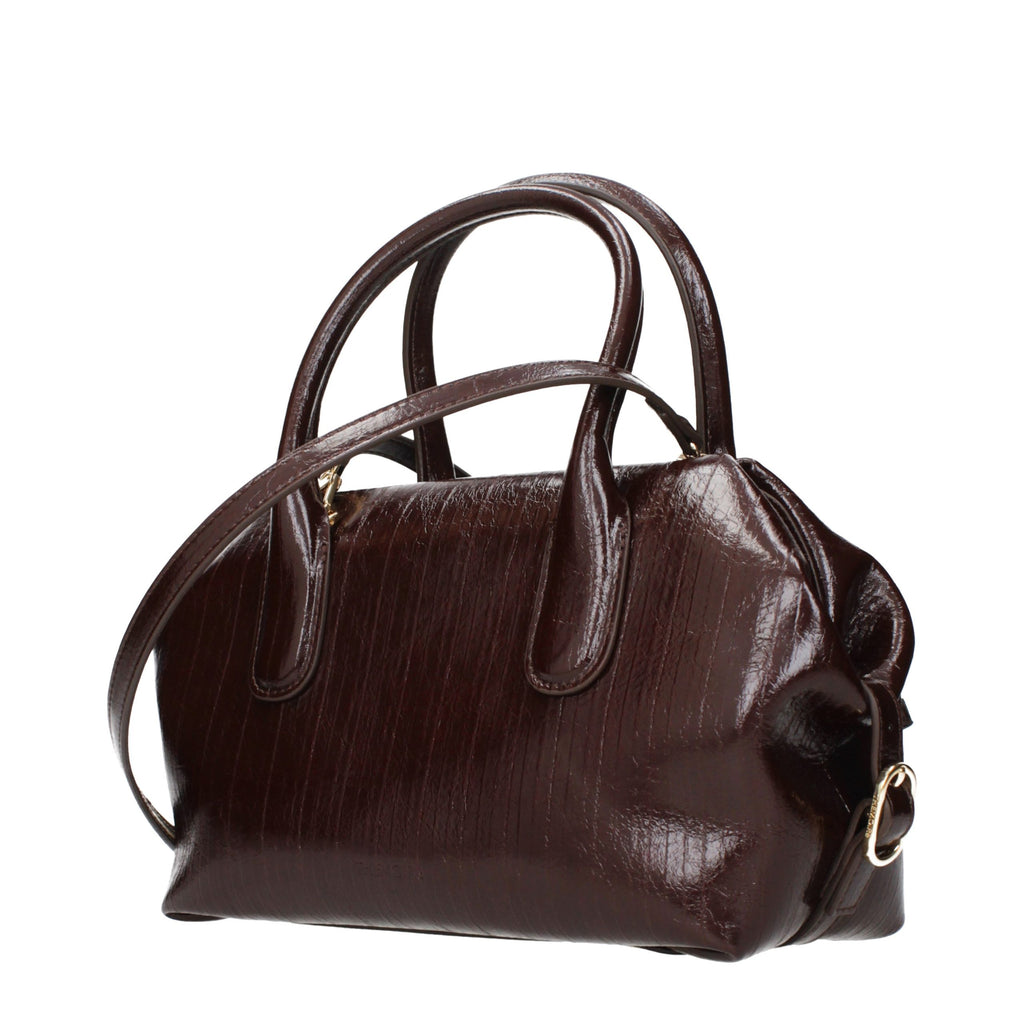 THEMOIRè Brown Leather Handbag - Eljoys Fashion 