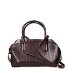 THEMOIRè Brown Leather Handbag - Eljoys Fashion 