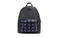 MCM Color Splash Visetos Green Purple Medium Mixed Leather Backpack Bookbag - Eljoys Fashion 