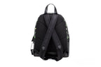 MCM Color Splash Visetos Green Purple Medium Mixed Leather Backpack Bookbag - Eljoys Fashion 