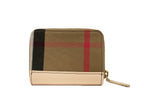 Burberry MN Zip Around Check Coin Wallet - Eljoys Fashion 