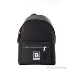 Burberry Abbeydale Branded Stamp Black Nylon Backpack Shoulder Bookbag - Eljoys Fashion 