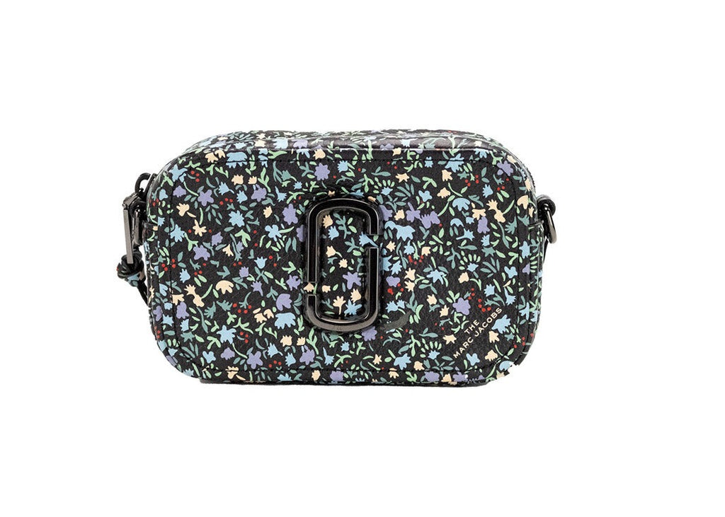 Marc Jacobs The Mini Floral Snapshot Printed Leather Crossbody Bag Purse - Eljoys Fashion 