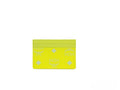 MCM Neon Yellow Visetos Diamond Logo Card Case Wallet - Eljoys Fashion 