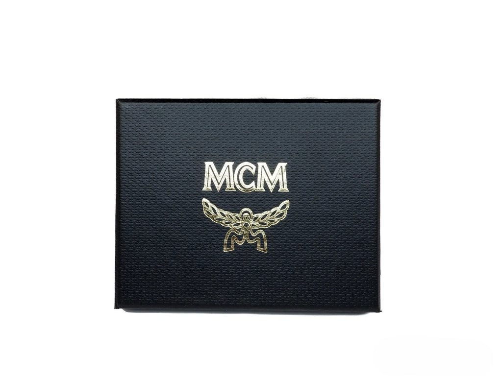 MCM Neon Yellow Visetos Diamond Logo Card Case Wallet - Eljoys Fashion 