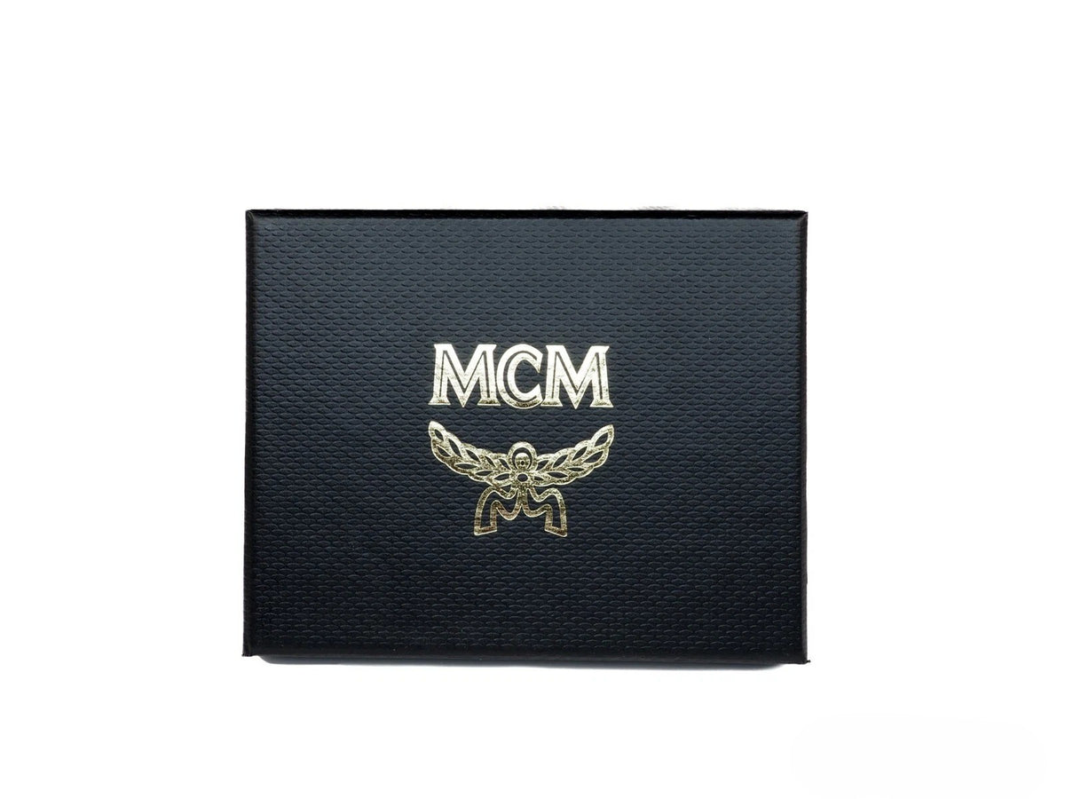 MCM Neon Yellow Visetos Diamond Logo Card Case Wallet - Eljoys Fashion 