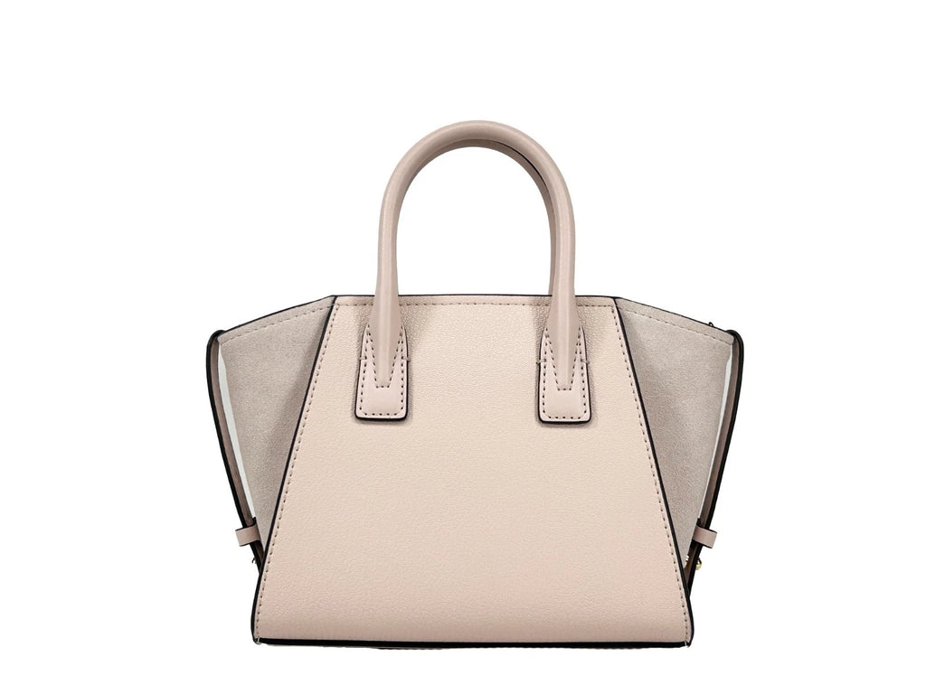 Michael Kors Avril Extra-Small Leather And Suede Satchel - Eljoys Fashion 