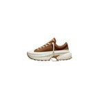 Converse Beige Leather Platform Sneakers - Eljoys Fashion 