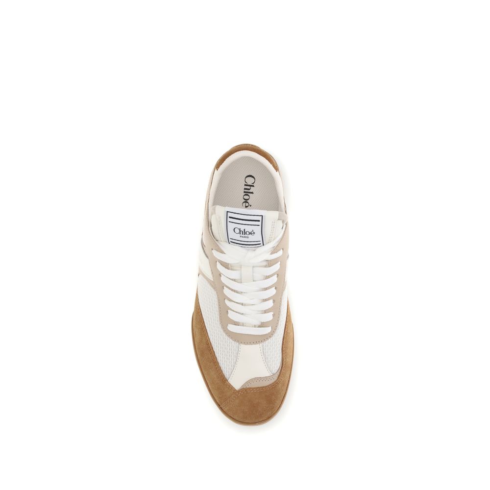 Chloé Brown Rubber Athletic Sneakers - Eljoys Fashion 