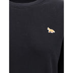Maison Kitsuné Black Cotton Sweatshirt - Eljoys Fashion 