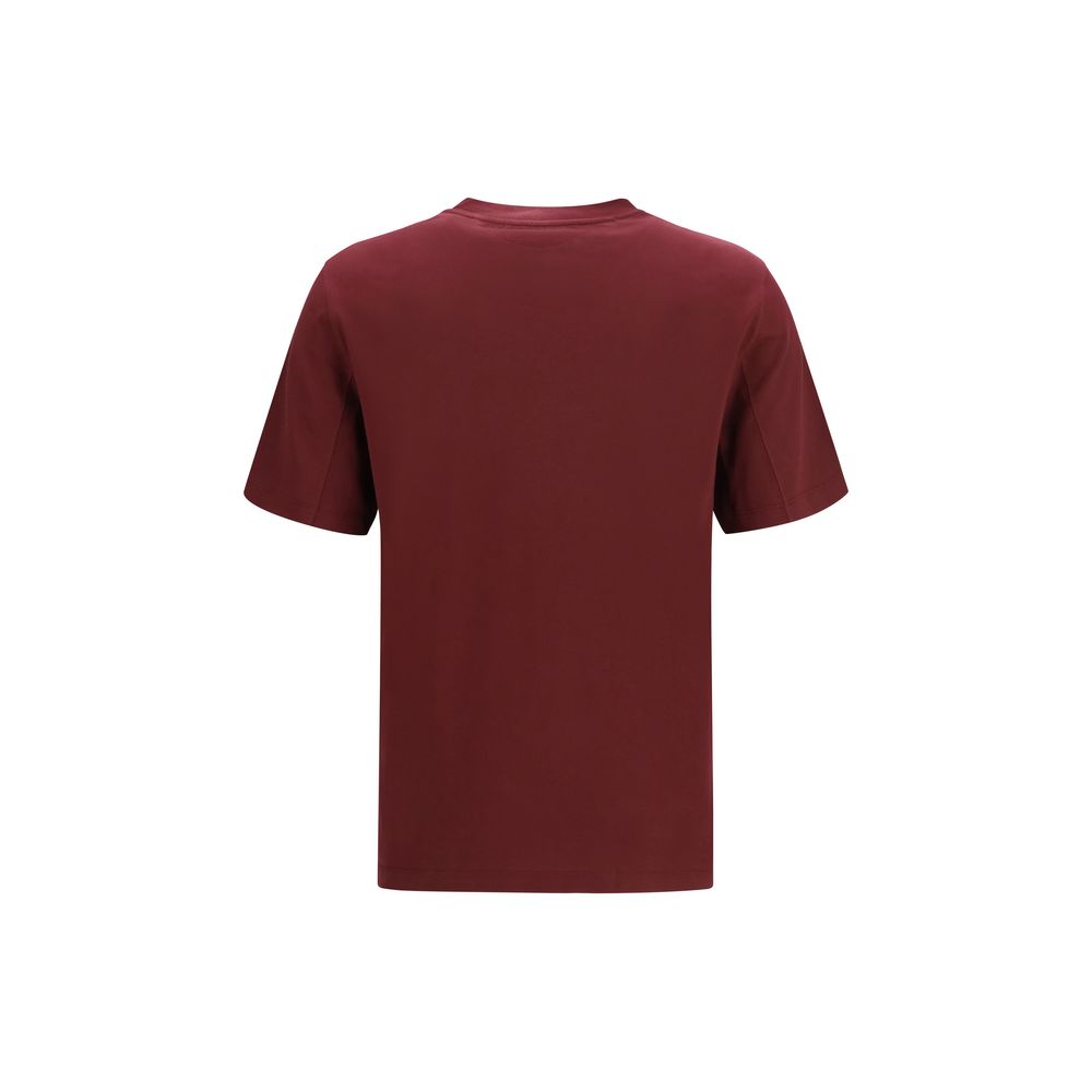 Brunello Cucinelli Bordeaux Cotton T-Shirt - Eljoys Fashion 