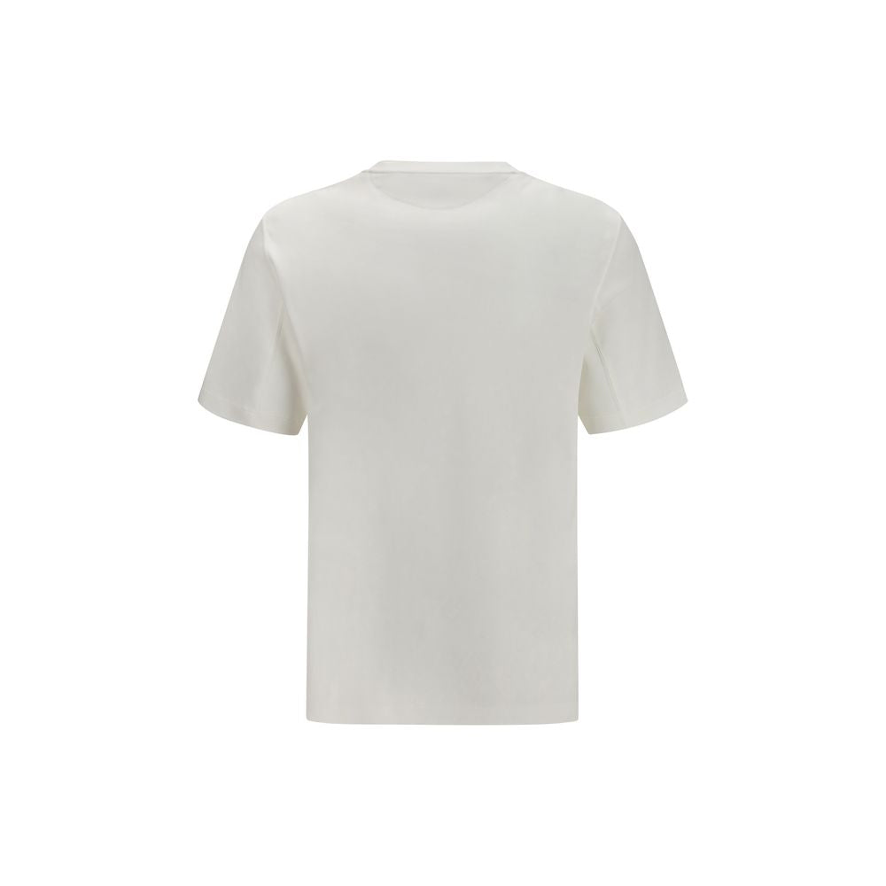 Brunello Cucinelli White Cotton T-Shirt - Eljoys Fashion 
