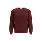 Brunello Cucinelli Bordeaux Cashmere Sweater - Eljoys Fashion 