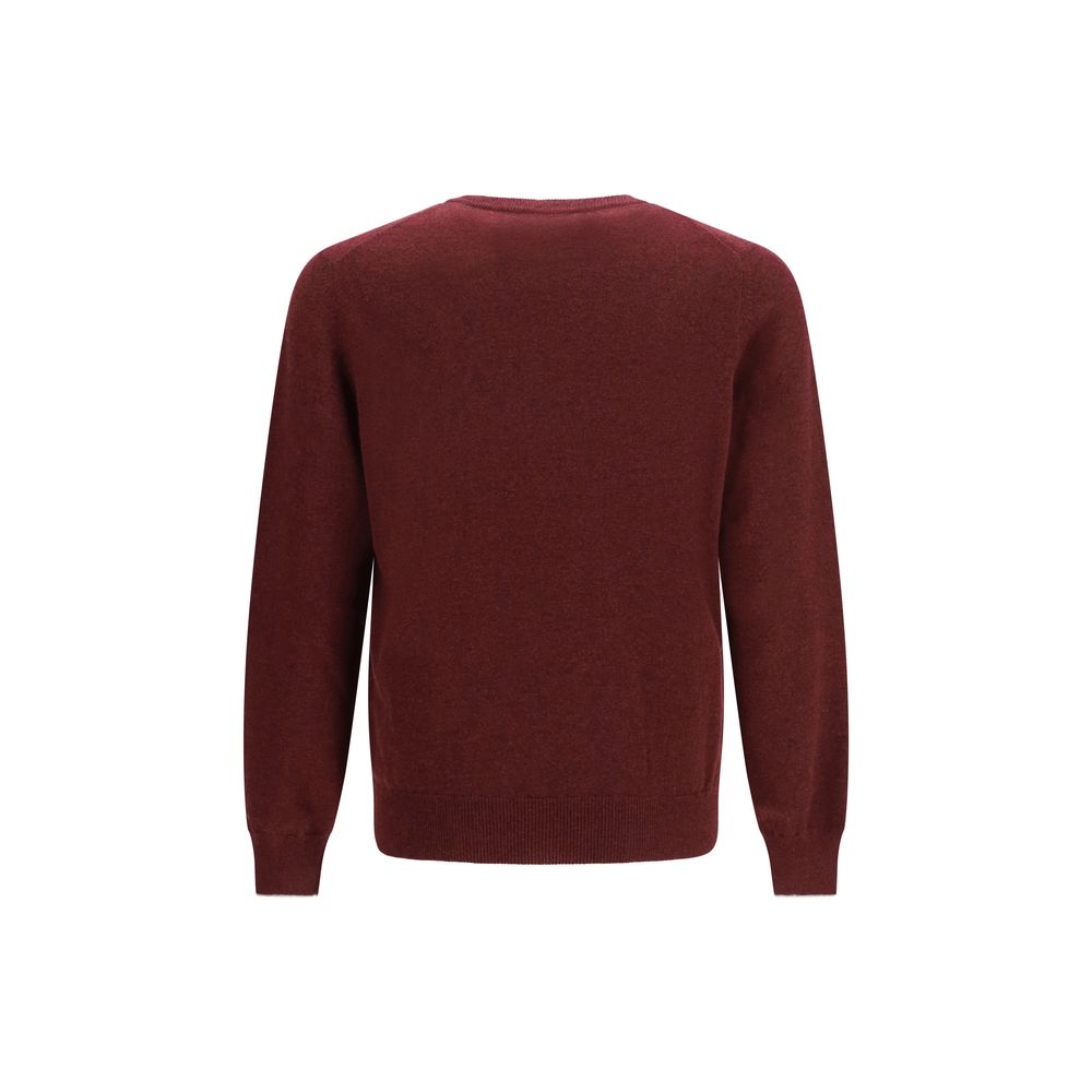 Brunello Cucinelli Bordeaux Cashmere Sweater - Eljoys Fashion 