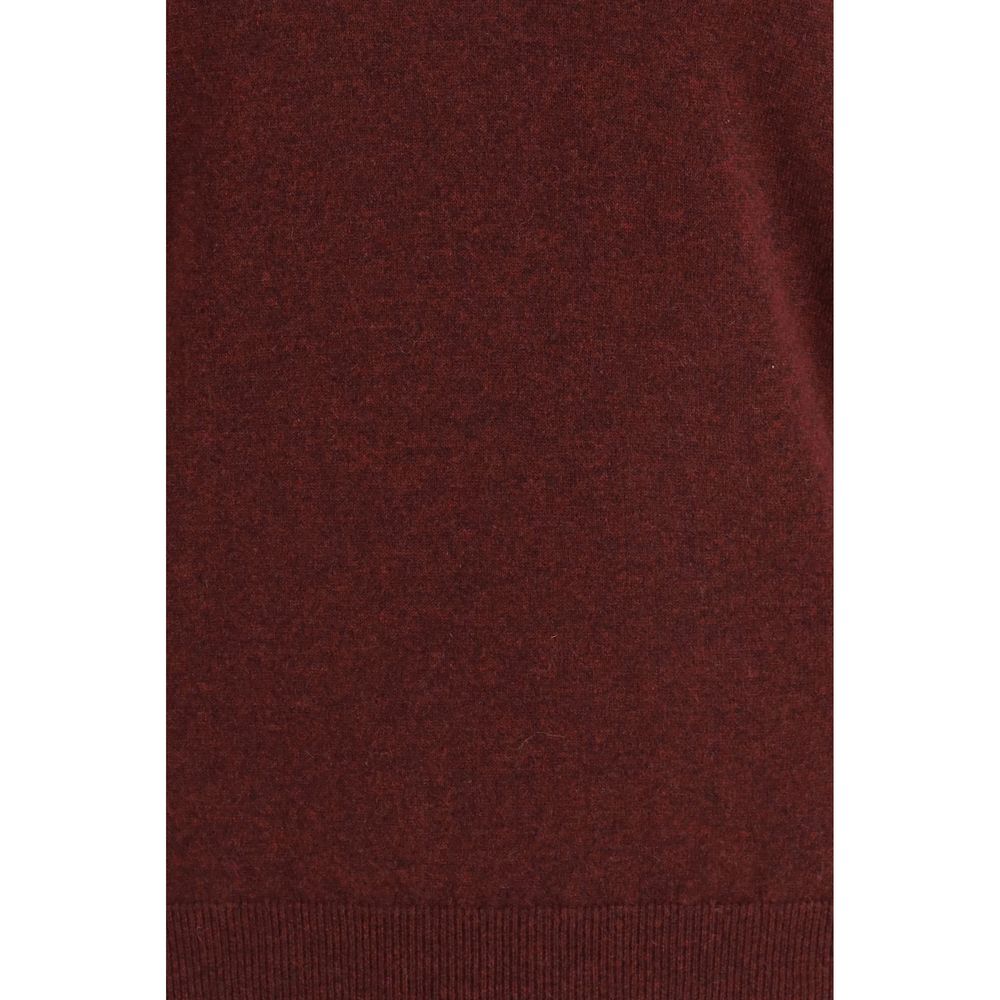 Brunello Cucinelli Bordeaux Cashmere Sweater - Eljoys Fashion 