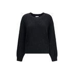 Brunello Cucinelli Black Cashmere Sweater - Eljoys Fashion 