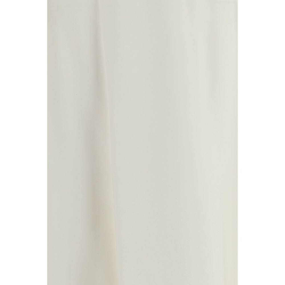 Brunello Cucinelli Beige Wool Oves Aries Midi Skirt - Eljoys Fashion 
