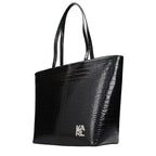 Karl Lagerfeld Black Polyethylene Shoulder Bag - Eljoys Fashion 