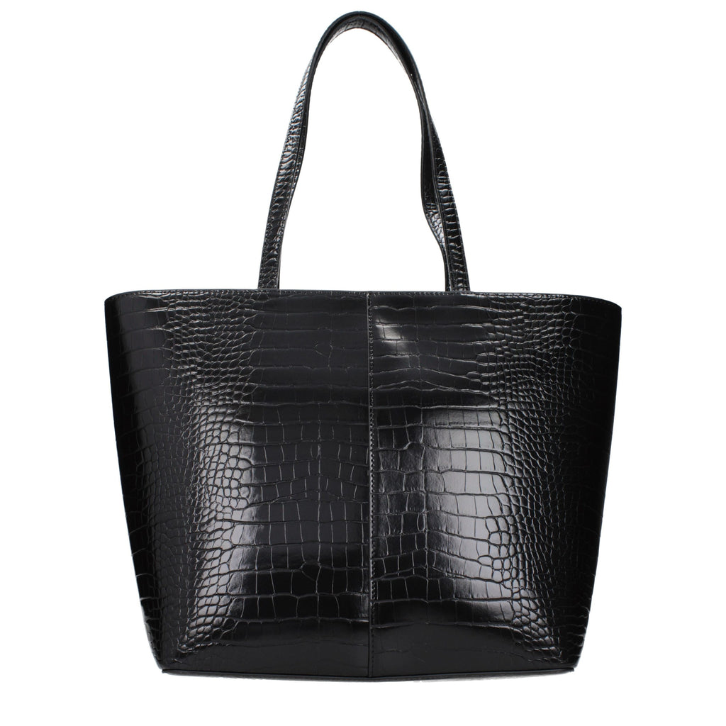 Karl Lagerfeld Black Polyethylene Shoulder Bag - Eljoys Fashion 