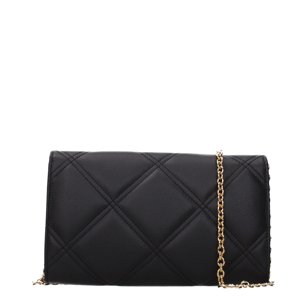 Versace Black Leather Clutch Bag - Eljoys Fashion 
