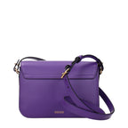 Versace Purple Leather Crossbody Bag - Eljoys Fashion 