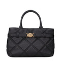 Versace Black Leather Handbag - Eljoys Fashion 