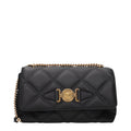 Versace Black Leather Crossbody Bag - Eljoys Fashion 