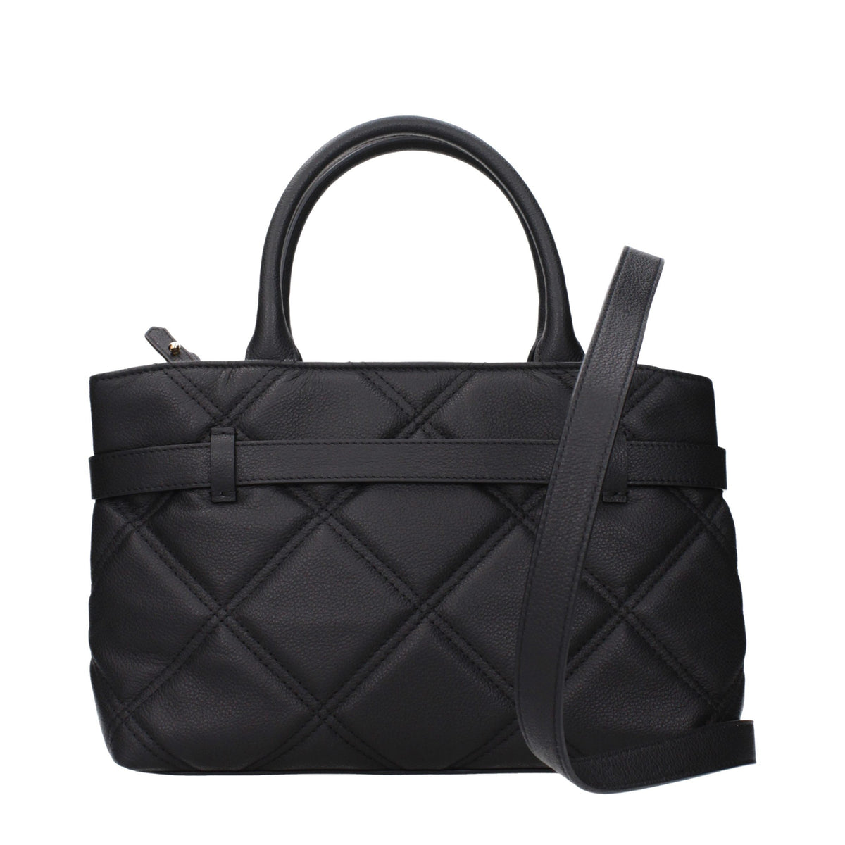 Versace Black Leather Handbag - Eljoys Fashion 