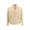 Moschino Beige Cotton Full-Length Jacket - Eljoys Fashion 