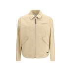 Moschino Beige Cotton Full-Length Jacket - Eljoys Fashion 