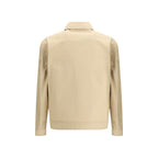 Moschino Beige Cotton Full-Length Jacket - Eljoys Fashion 
