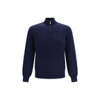 Brunello Cucinelli Blue Cashmere Sweater - Eljoys Fashion 