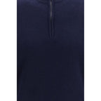 Brunello Cucinelli Blue Cashmere Sweater - Eljoys Fashion 