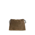Brunello Cucinelli Brown Calf Leather Bos Taurus Clutch Bag - Eljoys Fashion 