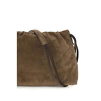 Brunello Cucinelli Brown Calf Leather Bos Taurus Clutch Bag - Eljoys Fashion 