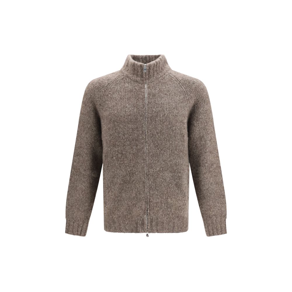 Brunello Cucinelli Beige Cashmere Cardigan - Eljoys Fashion 