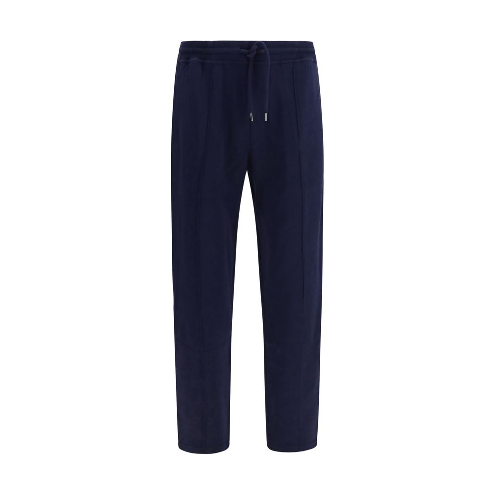 Brunello Cucinelli Blue Cotton Athletic Pants - Eljoys Fashion 