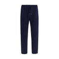 Brunello Cucinelli Blue Cotton Athletic Pants - Eljoys Fashion 