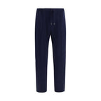 Brunello Cucinelli Blue Cotton Athletic Pants - Eljoys Fashion 