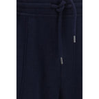 Brunello Cucinelli Blue Cotton Athletic Pants - Eljoys Fashion 