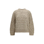 Brunello Cucinelli Beige Mohair Sweatshirt - Eljoys Fashion 
