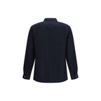 Brunello Cucinelli Blue Wool Oves Aries Shirt - Eljoys Fashion 